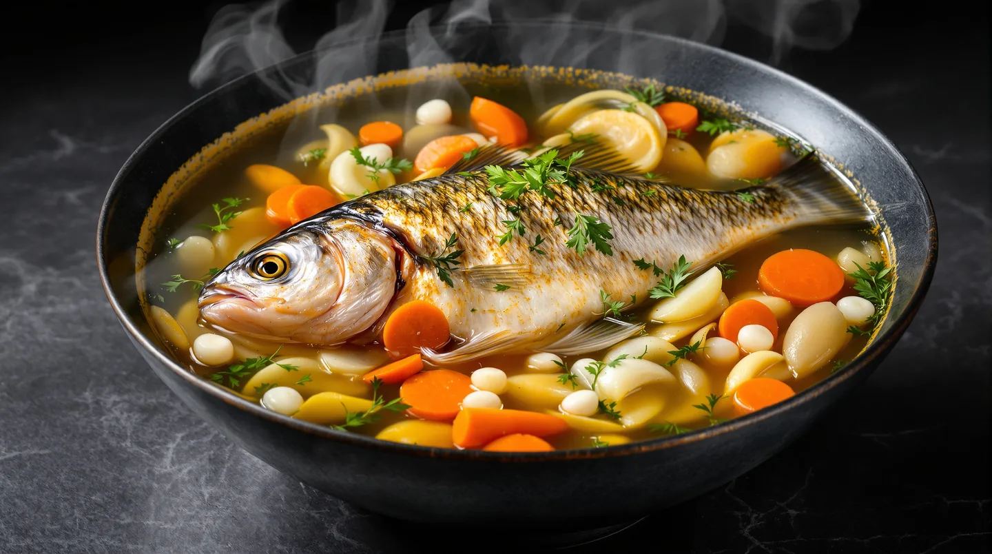 Cette technique de court-bouillon révèle toute la saveur du poisson entier